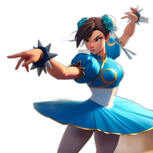 dress, staff, weapon, crown, concept art, fantasy art, 3d render, anime transparent PNG cut-out