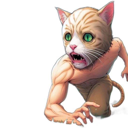 creature, animal, staff, concept art, pixel art, 3d render, fantasy art, enormous transparent PNG cut-out