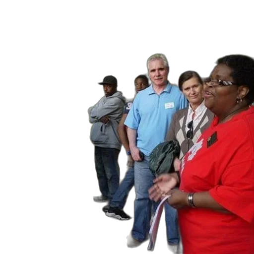 staff, group, people, including, one, blue, shirt, another transparent PNG cut-out