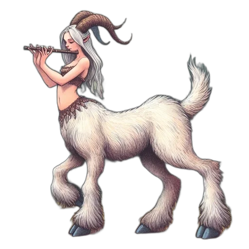 staff, animal, creature, hair, concept art, watercolor, fantasy art, pixel art transparent PNG cut-out