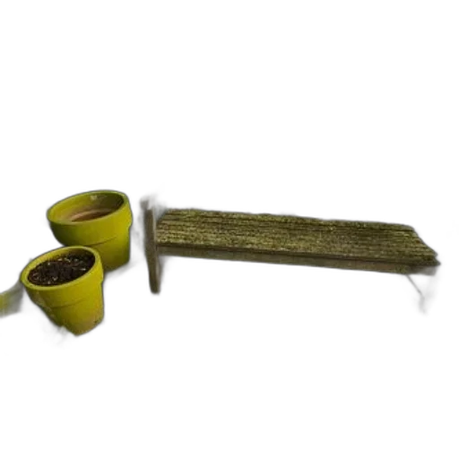 weapon, furniture, sword, shoes, 3d render, photorealistic, concept art, green transparent PNG cut-out