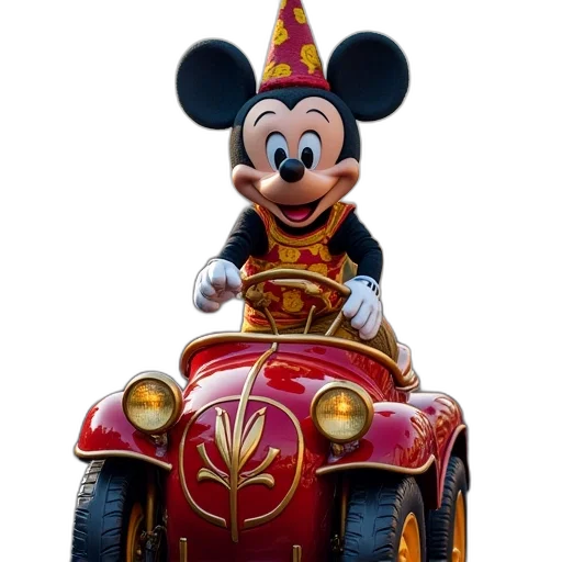 car, crown, staff, mask transparent PNG cut-out