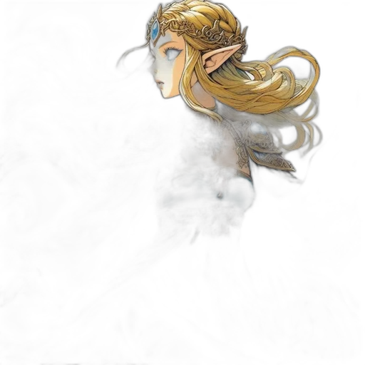 hair, dragon, mask, staff, concept art, fantasy art, photorealistic, comic book art transparent PNG cut-out