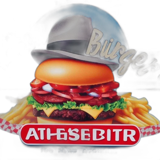 food, hat, photorealistic, 3d render, advertisement, athesebitr, featuring, tedda transparent PNG cut-out