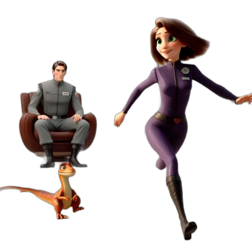 furniture, 3d render, concept art, cartoon, comic book art, outer space, inside, high-tech transparent PNG cut-out