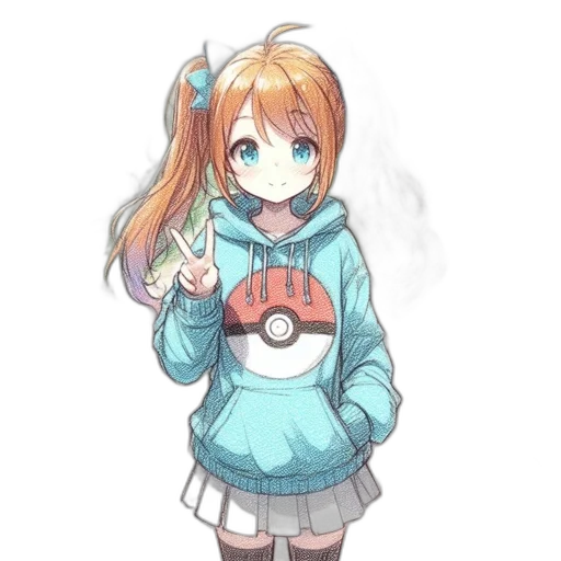 staff, weapon, dress, jacket, anime, pixel art, cartoon, watercolor transparent PNG cut-out