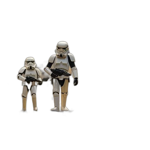 weapon, concept art, 3d render, pixel art, outer space, earth tones, stormtroopers, pose transparent PNG cut-out