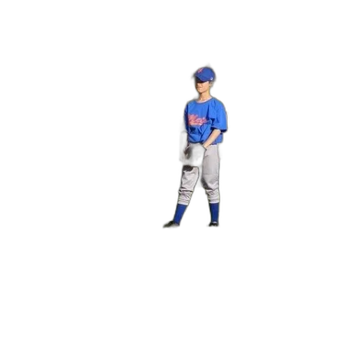 staff, creature, animal, 3d render, pixel art, young, baseball, player transparent PNG cut-out