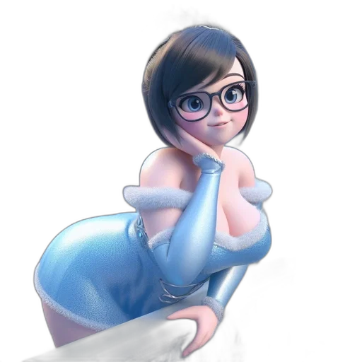 dress, robot, staff, face, concept art, cartoon, fantasy art, anime transparent PNG cut-out