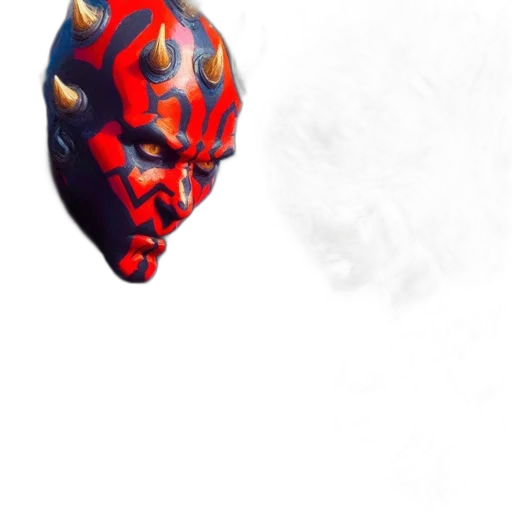 mask, face, robot, creature, concept art, 3d render, photorealistic, fantasy art transparent PNG cut-out