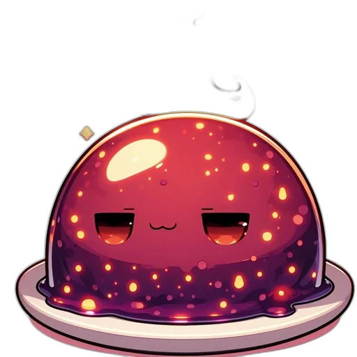 robot, food, creature, hat, concept art, pixel art, anime, outer space transparent PNG cut-out
