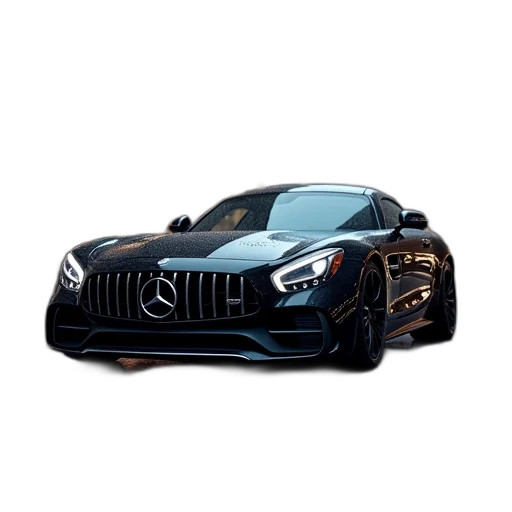 car, dragon, 3d render, photorealistic transparent PNG cut-out