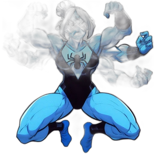 robot, mask, creature, concept art, comic book art, cartoon, pixel art, blue transparent PNG cut-out