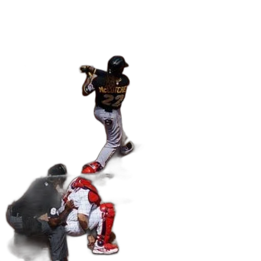 concept art, outer space, fire, baseball, player, black, jersey, name transparent PNG cut-out