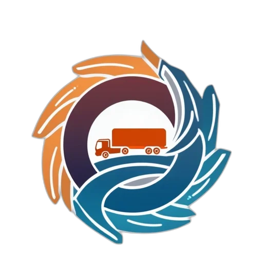 colorful, logo, land, transport transparent PNG cut-out