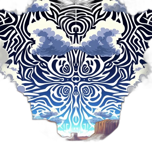 crown, mask, umbrella, staff, fantasy art, concept art, pixel art, anime transparent PNG cut-out