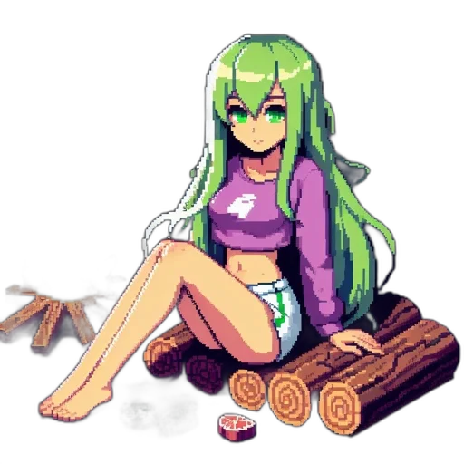 furniture, weapon, robot, food, pixel art, concept art, anime, watercolor transparent PNG cut-out