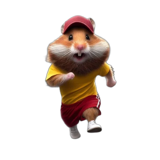 animal, creature, hat, staff, 3d render, concept art, photorealistic, pixel art transparent PNG cut-out