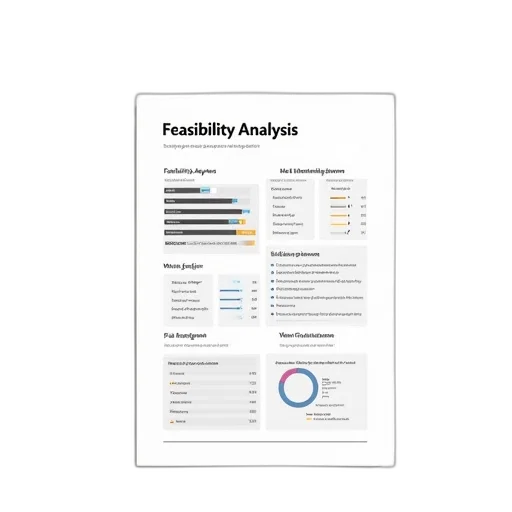 feasibility, analysis, template, report transparent PNG cut-out