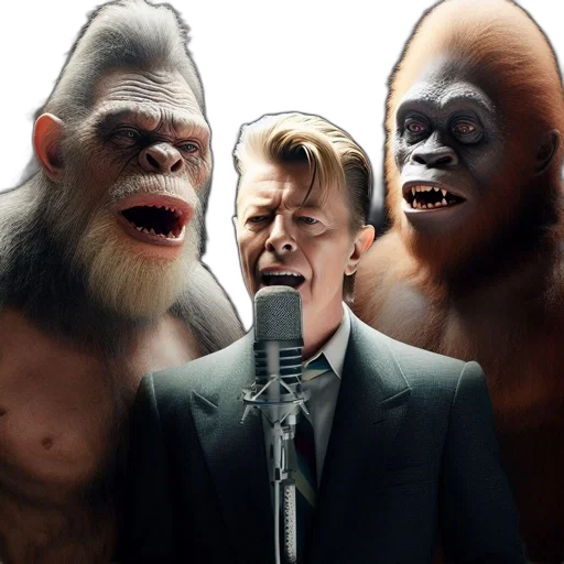 suited, man, stands, before, old, mic, seemingly, speaking transparent PNG cut-out
