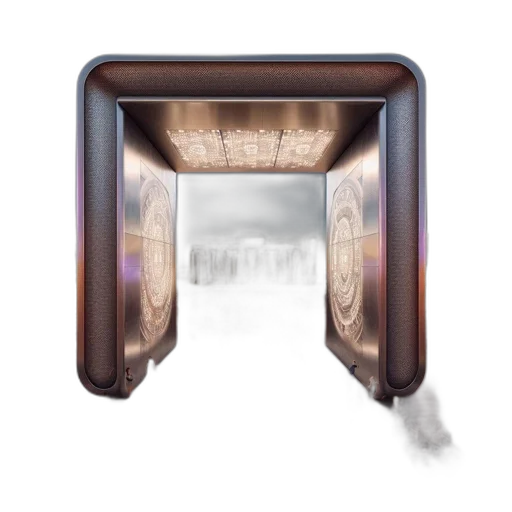 furniture, crown, umbrella, jewelry, photorealistic, 3d render, concept art, fog transparent PNG cut-out