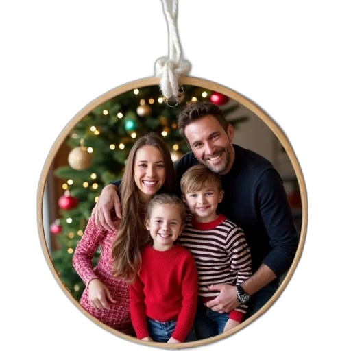 tree, jewelry, festive, holiday, ornament, featuring, family, four transparent PNG cut-out