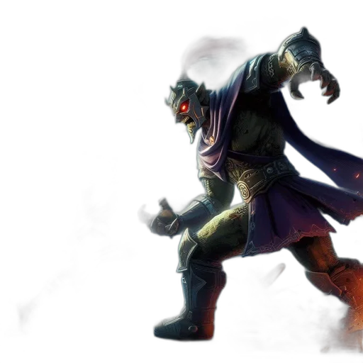 mask, concept art, fantasy art, 3d render, comic book art, dark, scene, legend transparent PNG cut-out