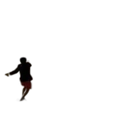 shoes, dress, creature, pixel art, 3d render, outer space, person, red transparent PNG cut-out