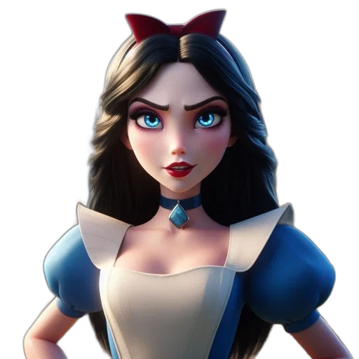 crown, face, dress, 3d render, fantasy art, concept art, comic book art, animated transparent PNG cut-out