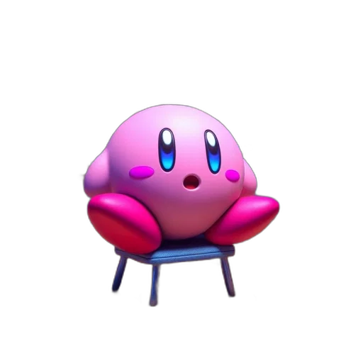 furniture, creature, animal, robot, 3d render, concept art, vaporwave, pixel art transparent PNG cut-out