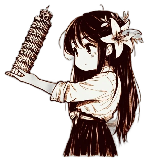 staff, weapon, sword, dress, anime, pixel art, fantasy art, concept art transparent PNG cut-out