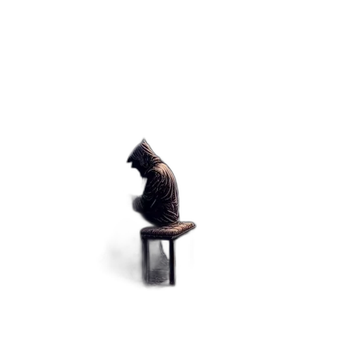 furniture, hat, animal, staff, 3d render, pixel art, concept art, photorealistic transparent PNG cut-out