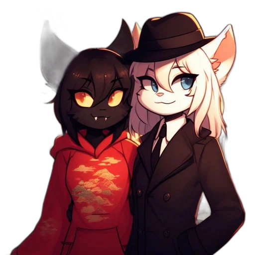 staff, mask, hat, jacket, anime, pixel art, concept art, cartoon transparent PNG cut-out