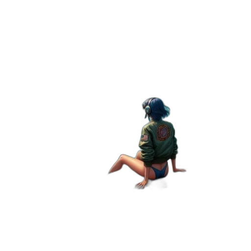 creature, robot, animal, dress, 3d render, pixel art, concept art, vaporwave transparent PNG cut-out