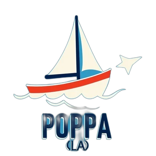 concept art, stylized, illustration, small, boat, pointed, bow, flat transparent PNG cut-out