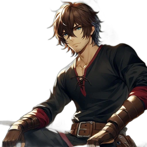 staff, sword, weapon, fantasy art, concept art, pixel art, anime, dark transparent PNG cut-out