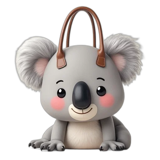 animal, staff, 3d render, photorealistic transparent PNG cut-out