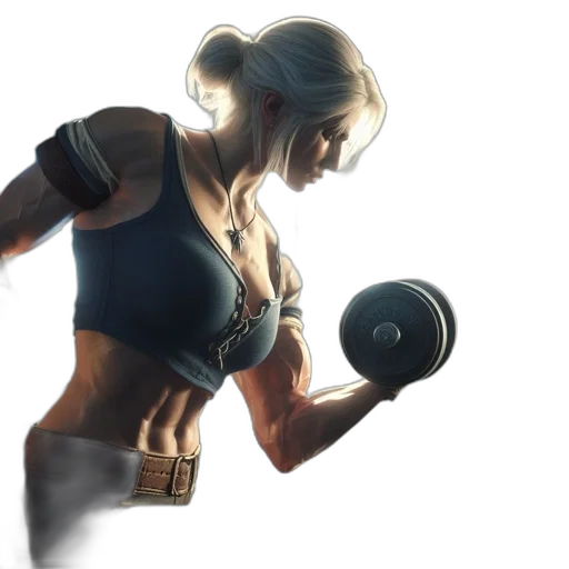 weapon, concept art, 3d render, photorealistic, comic book art, intense, workout, scene transparent PNG cut-out