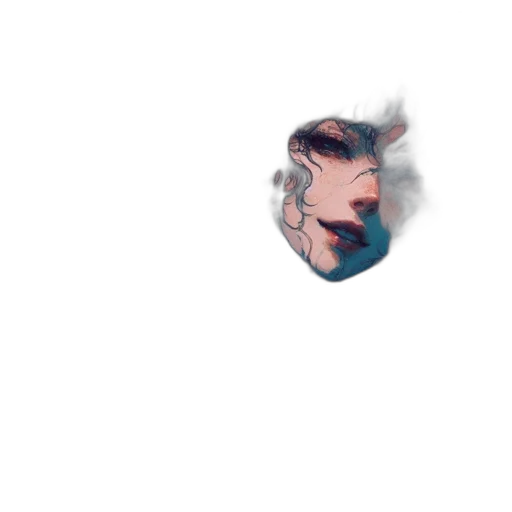 face, mask, creature, dragon, photorealistic, 3d render, concept art, vaporwave transparent PNG cut-out