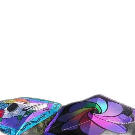 shoes, mask, jewelry, umbrella, 3d render, vaporwave, concept art, anime transparent PNG cut-out