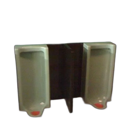 furniture, jewelry, robot, car, 3d render, two, urinals, bathroom transparent PNG cut-out