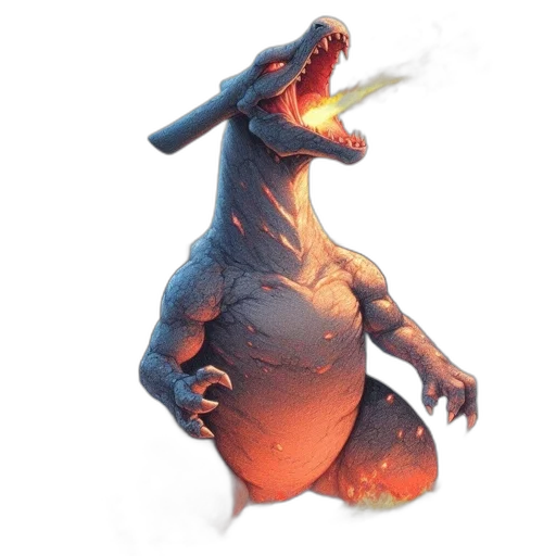 dragon, creature, animal, staff, concept art, 3d render, fantasy art, photorealistic transparent PNG cut-out