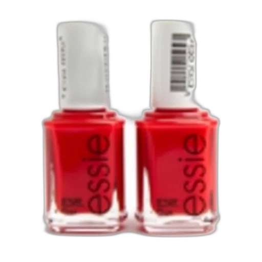 red, two, identical, bottles, nail, polish, brand, name transparent PNG cut-out