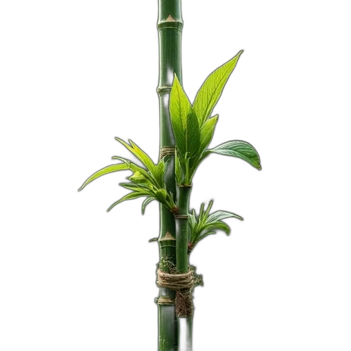 staff, weapon, tree, sword, 3d render, photorealistic, concept art, green transparent PNG cut-out