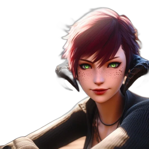 face, weapon, staff, robot, fantasy art, anime, concept art, photorealistic transparent PNG cut-out