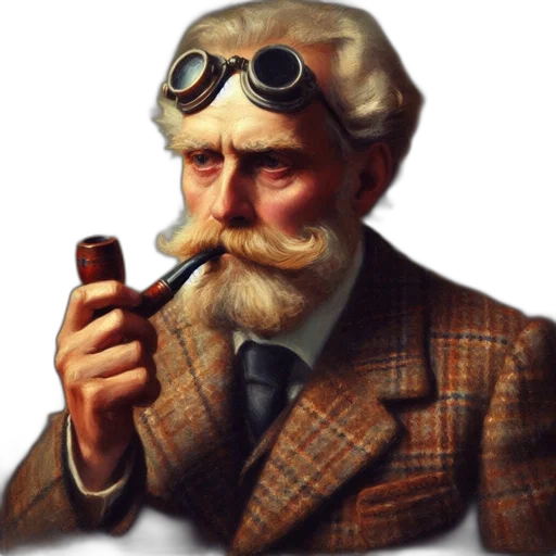 face, oil painting, photorealistic, fantasy art, concept art, older, gentleman, sporting transparent PNG cut-out