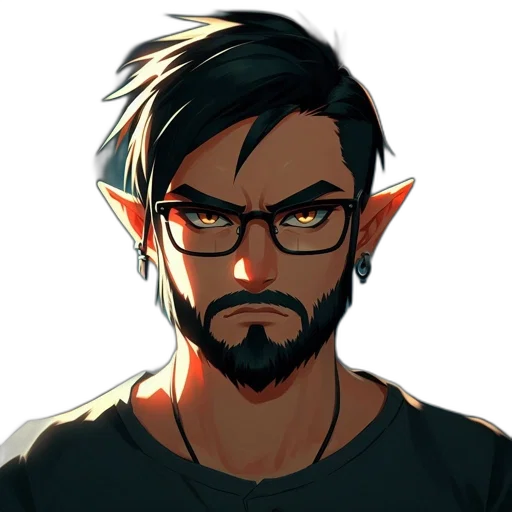 face, staff, mask, cartoon, fantasy art, concept art, comic book art, digitally transparent PNG cut-out