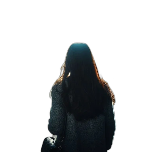 jacket, dress, hair, creature, photorealistic, 3d render, concept art, watercolor transparent PNG cut-out