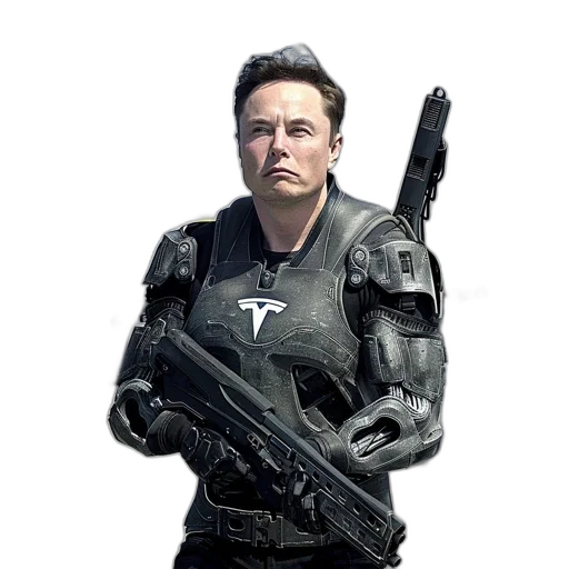 weapon, robot, staff, face, concept art, 3d render, comic book art, pixel art transparent PNG cut-out