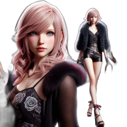 jacket, concept art, fantasy art, 3d render, photorealistic, dark, monochrome, pastel transparent PNG cut-out